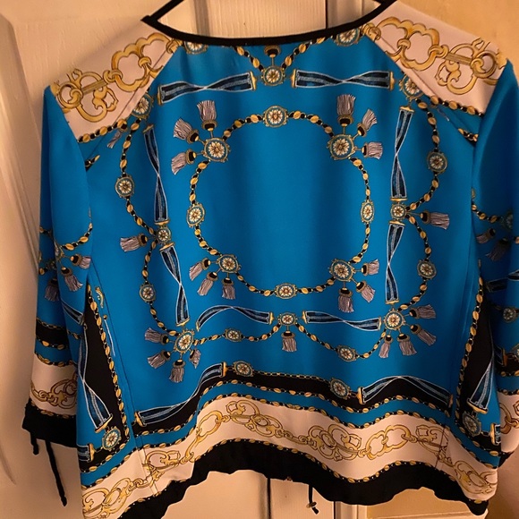 Cache Baroque print light zipper jacket - Picture 3 of 5